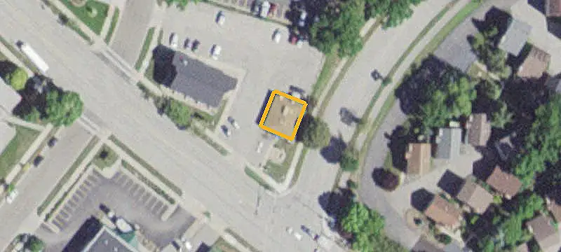 Restaurant Building with Hood Vent