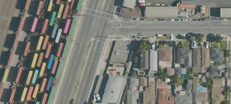 Fenced Commercial Land