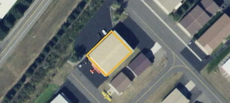 Airport Hangar with Hydraulic Door