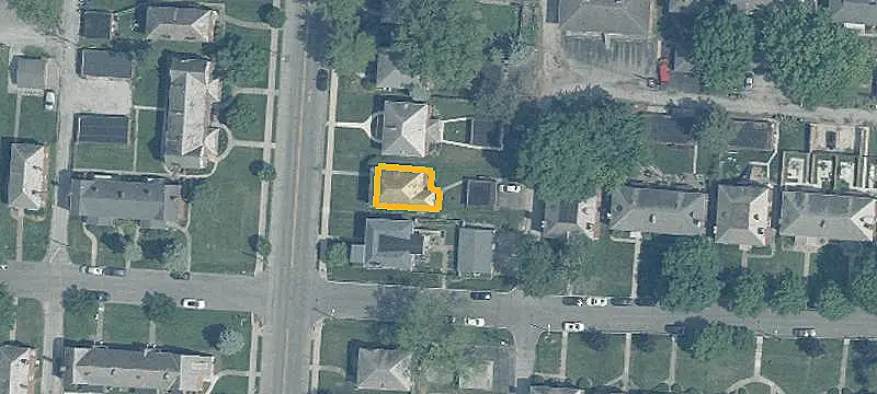 Brick Duplex with Slate Roof
