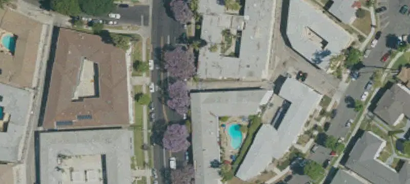 Courtyard Apartment Building with Pool