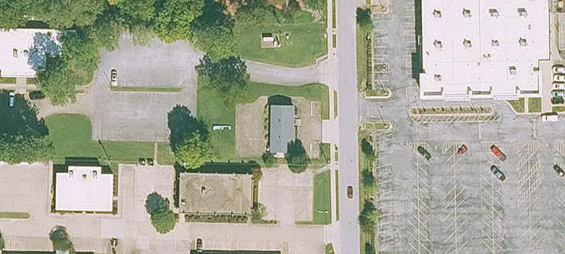 Office Building with Parking Lot