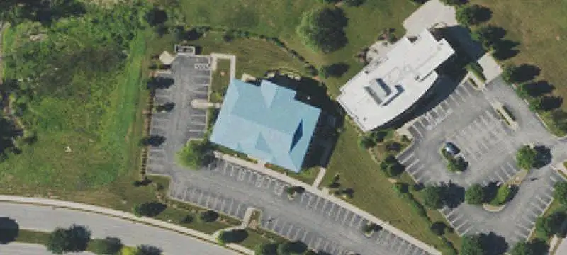 Office Building with Lake Views