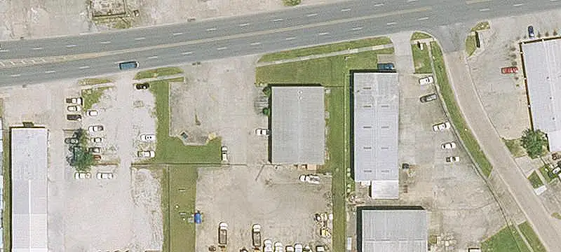 Warehouse with Fenced Storage Yard