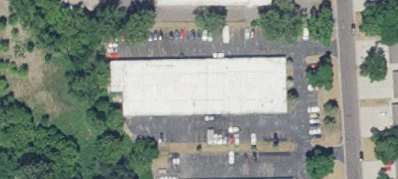 Warehouse with Garage Door