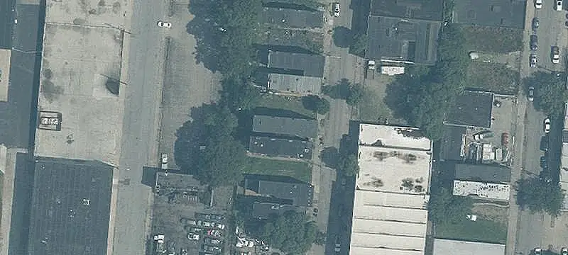 Apartment Building with New Roof