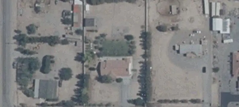 Fenced Desert Land