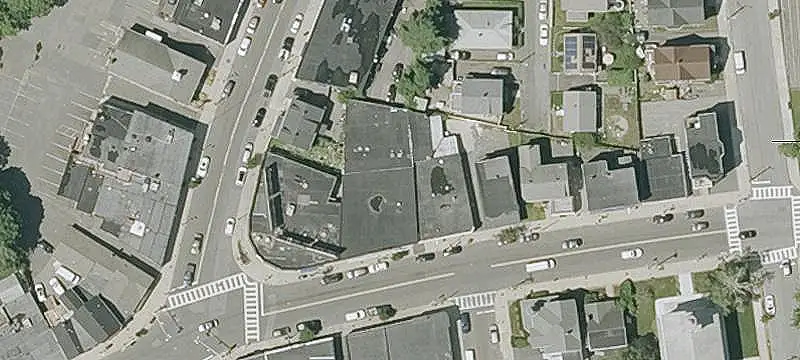 Mixed-Use Building with Storefronts