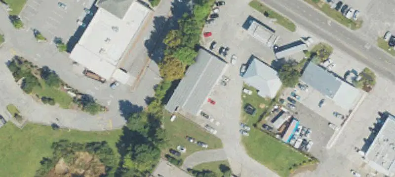 Auto Shop with Service Equipment