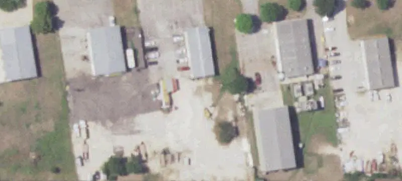 Fenced Office Building