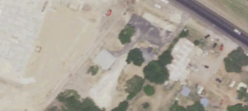 Fenced Industrial Warehouse