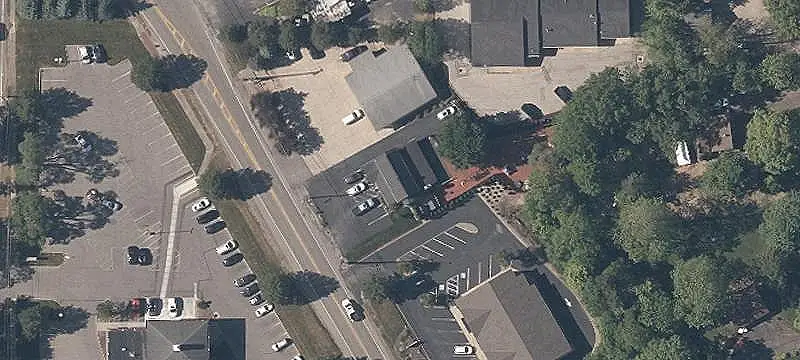 Office Building with Fenced Yard