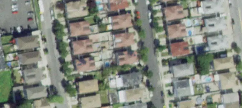 Two-Family Duplex with Solar Panels
