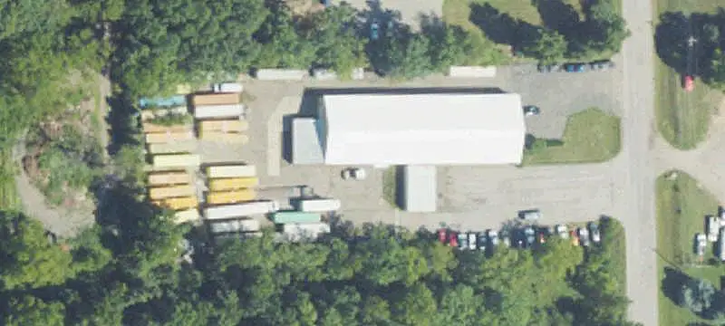 Industrial Warehouse with Loading Docks