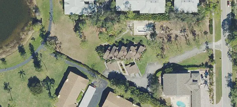 Fourplex with Detached Garages