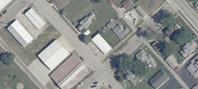 Office Building with Garage Door