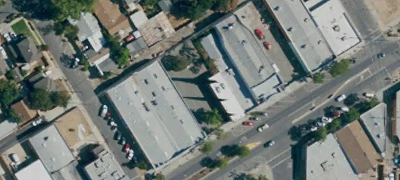 Storefront Building with Gated Parking