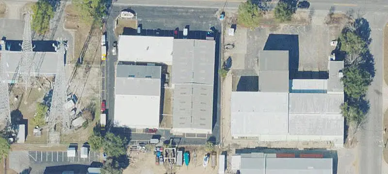 Warehouse with Roll-Up Door