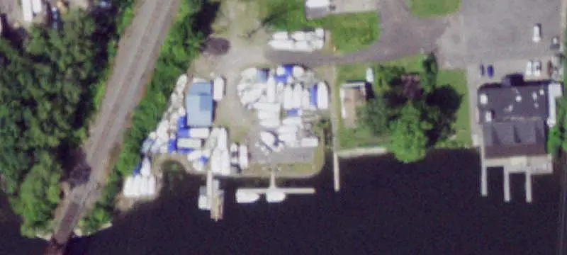 Waterfront Marina with Cement Docks