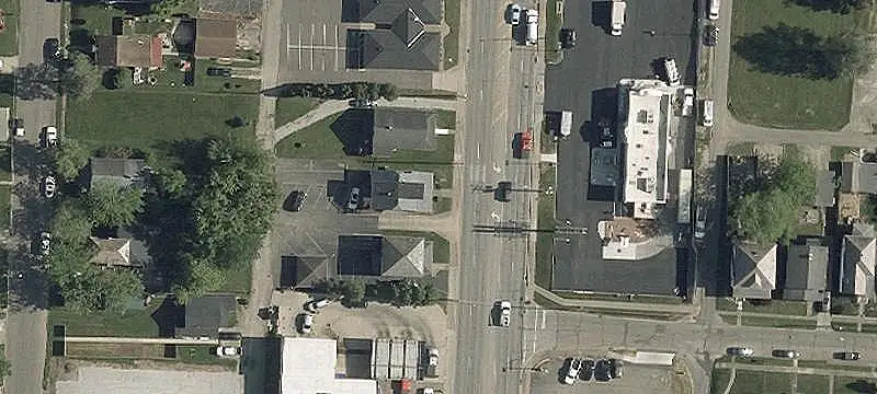 Mixed-Use Building with Off-Street Parking