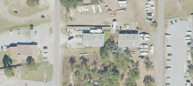 Warehouse with Fenced Storage Yard