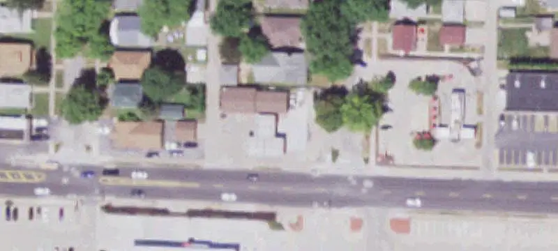Gas Station with Service Garage