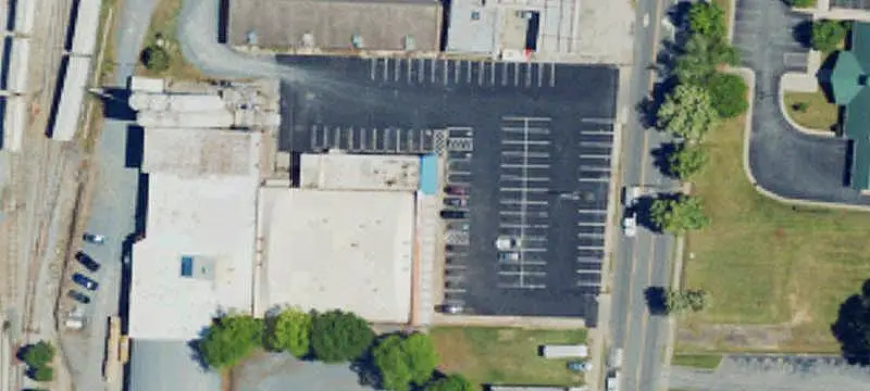 Office Building with Drive-Through Canopy