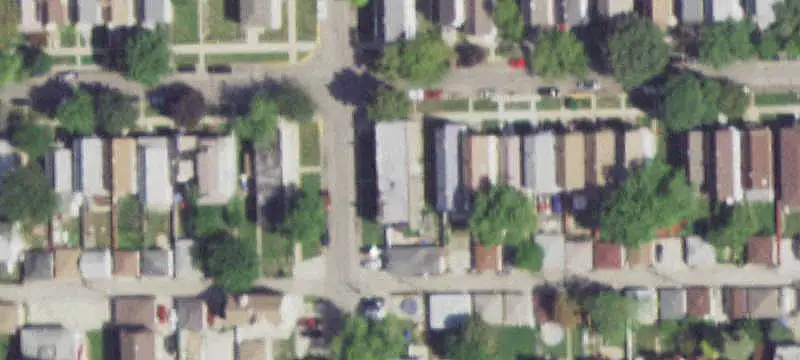 Mixed-Use Brick Building