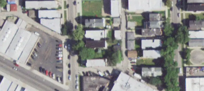 Brick Triplex with Side Yard