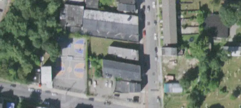 Mixed-Use Brick Building