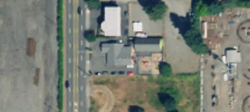 Industrial Yard with Warehouse