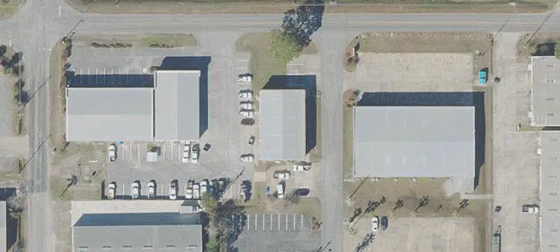 Flex Space with Fenced Storage Yard