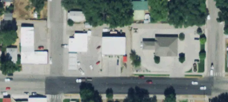 Mixed-Use Building with Roll-Up Doors