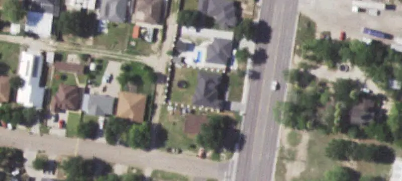 Signalized-Corner Shopping Center