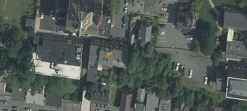 Mixed-Use Brick Building