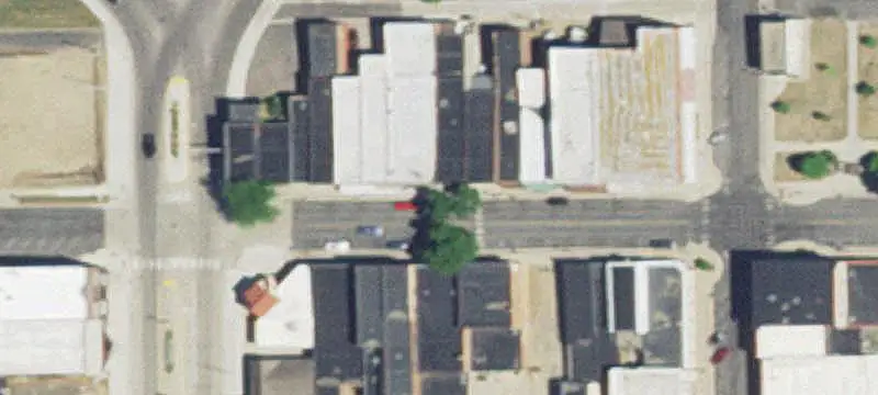 Storefront with Replaced Roof