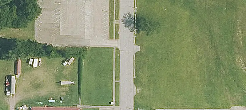 School Building with Classroom Layout