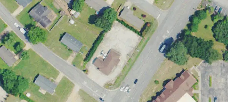 Commercial Building with Concrete Parking