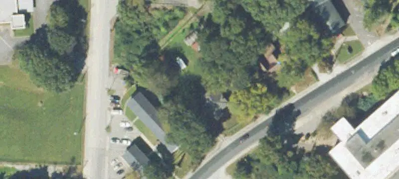 Fenced Commercial Parking Lot