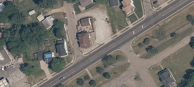 Mixed-Use Brick Building