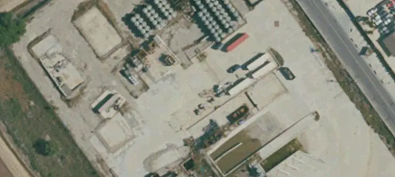 Paved Truck Terminal Yard