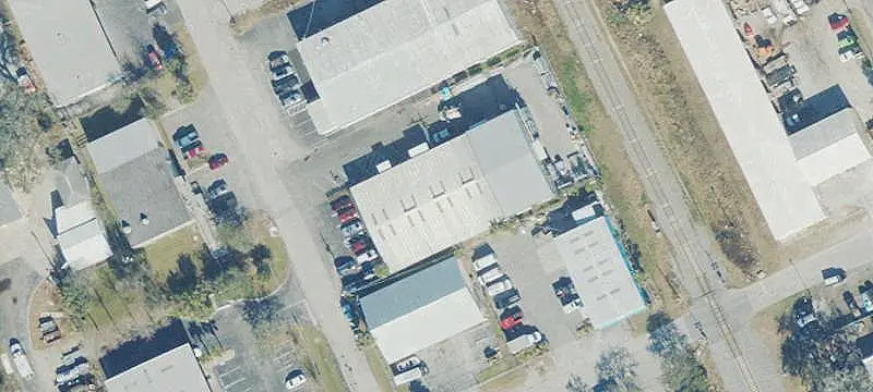 Warehouse with Fenced Storage