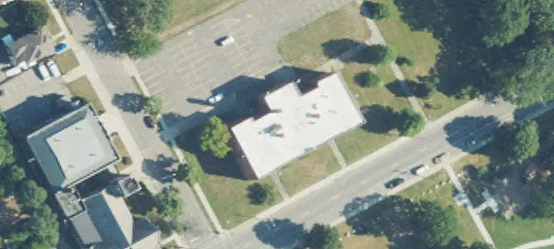Three-Story School Building