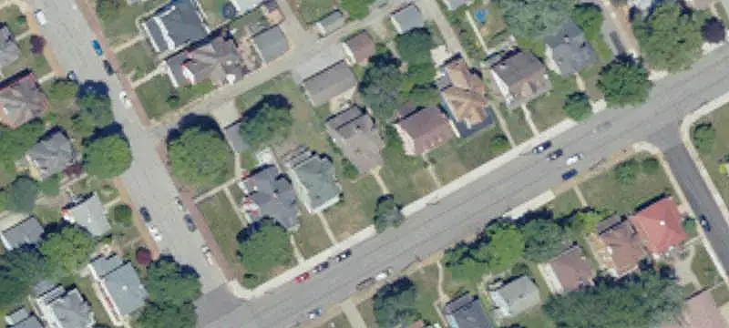 Duplex with Four-Car Garage