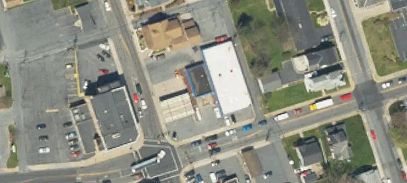 Gas Station with Service Garage