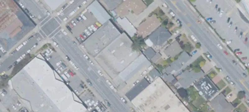 Two-Story Office Building with Garage Door
