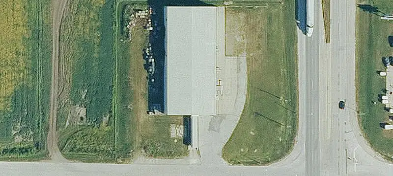 Gas Station on Highway Frontage