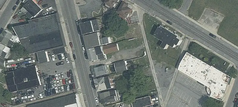 Three-Unit Brick Building