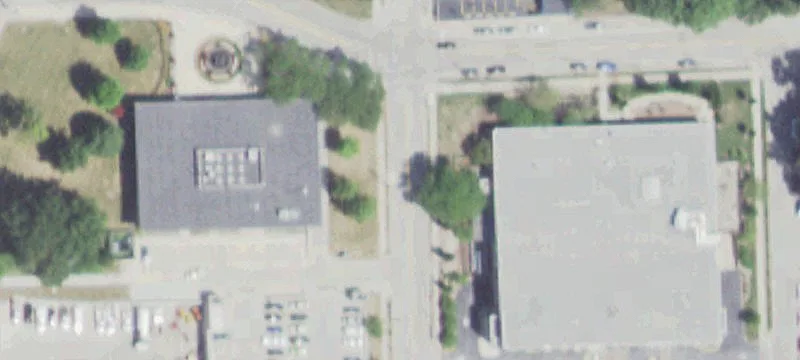 Updated Mixed-Use Commercial Building