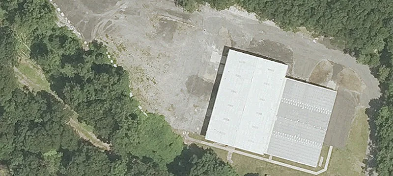 Industrial Building with Outside Storage